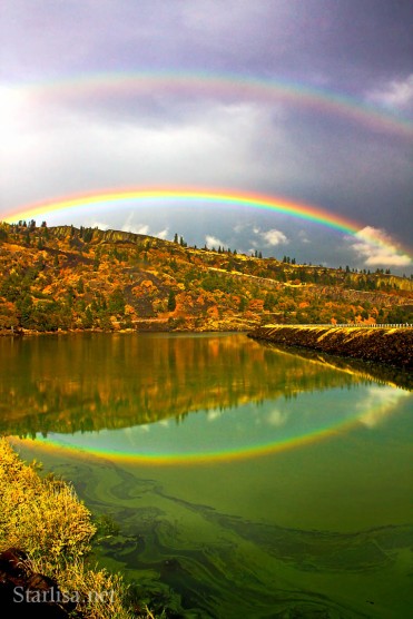 Rowland Lake Double Rainbow