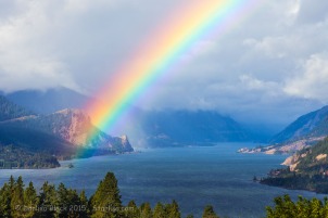 Rainbow Guardian of the Columbia River Gorge